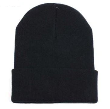 Gorro liso negro