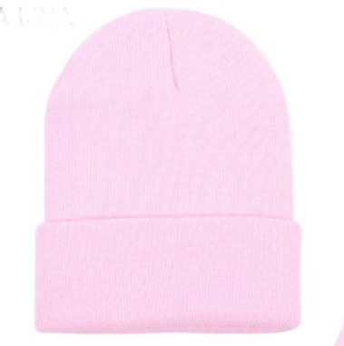 Gorro liso rosa